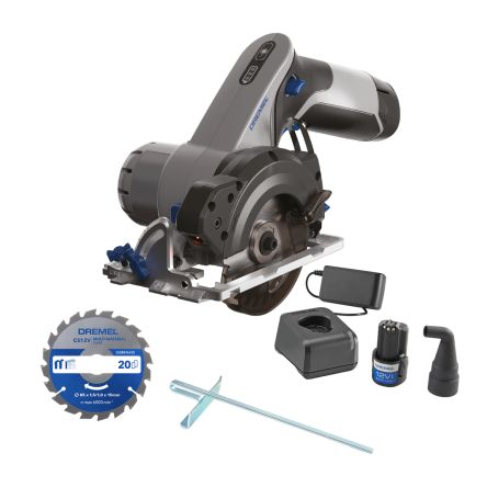 Dremel CS12V 85mm Cordless Circular Saw, 12V, BS 1362, BS 1363