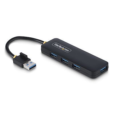 StarTech.com 4 Port USB 3.0 USB A Hub, USB Powered, 95.5 x 31.8 x 11.5mm