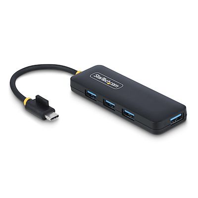StarTech.com 4 Port USB C USB C Hub, USB Powered, 232.7 x 31.8 x 11.5mm