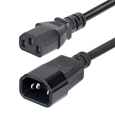 StarTech.com Straight IEC C13 Straight IEC C14 Power Cord, 4.5mPXT