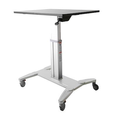 StarTech.com Sitting, Standing Computer Desk, 800mm x 600mm