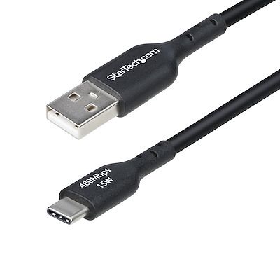 StarTech.com USB 2.0, Male USB 2.0 to USB 2.0, 480Mbps, 3m, 15W