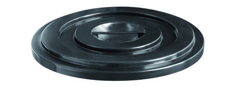RS PRO 505mm Black Polypropylene Waste Bin Lid for Indutrial Bins, 40mm