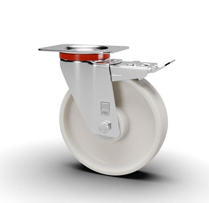 RS PRO Swivel Castor Wheel, 120kg Capacity, 100mm Wheel