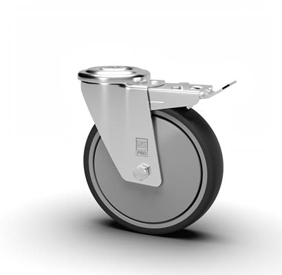 RS PRO Swivel Castor Wheel, 75kg Capacity, 75mm Wheel