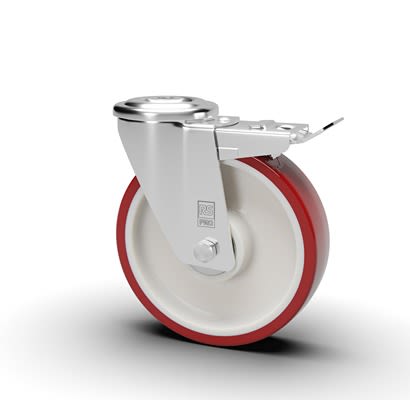 RS PRO Swivel Castor Wheel, 120kg Capacity, 80mm Wheel