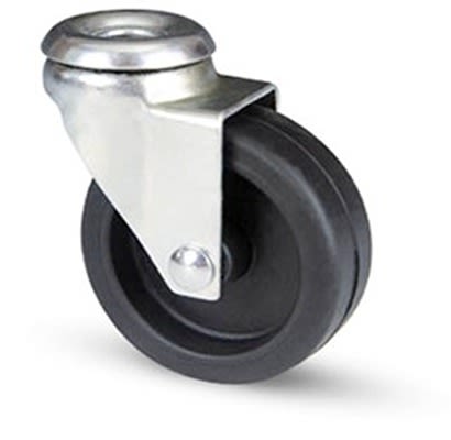 RS PRO Swivel Castor Wheel, 55kg Capacity, 75mm Wheel