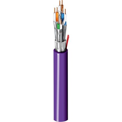 Belden 10GXE01, 500m Cat6a, Purple Unterminated to Unterminated, F/FTP Shielded, Unterminated LSZH Sheath