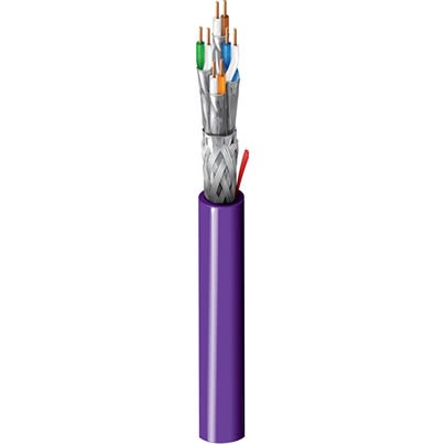Belden 10GXE02, 500m Cat6a, Purple Unterminated to Unterminated, S/FTP Shielded, Unterminated LSZH Sheath