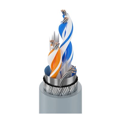 Belden 9842NH Series Twisted Pair Cable, 4 Cores, 24 AWG, 152m, Aluminium/Polyester Foil Shield, Multipaired Cable