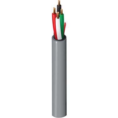 Belden 4302UE Series 4 Core Audio Cable, 18 AWG CSA, 5.9mm od, 500m, Grey