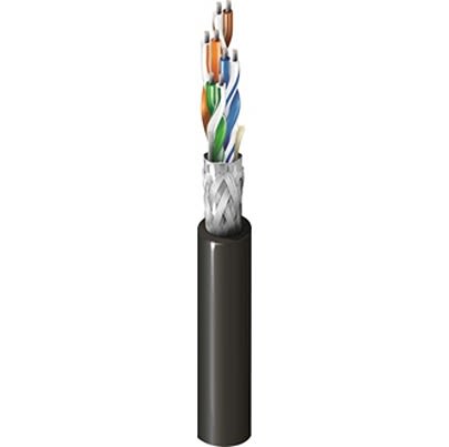 Belden 1633ES, 305m Cat5e, Grey Unterminated to Unterminated, SF/UTP Shielded, Unterminated PVC Sheath