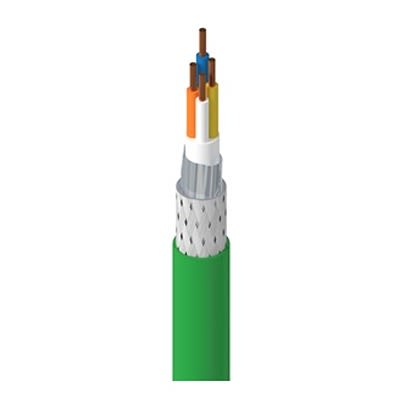 Belden 70006E, 500m Cat5e, Green Type A Plug to Unterminated, SF/UTP Shielded, Unterminated PVC Sheath