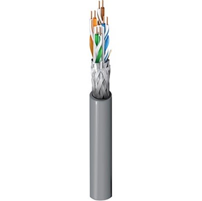 Belden 7860ES, 500m Cat6, Grey Unterminated to Unterminated, SF/UTP Shielded, Unterminated PVC Sheath