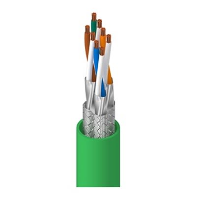 Belden 74011NH, 500m Cat6a, Grey Unterminated to Unterminated, S/FTP Shielded, Unterminated LSZH Sheath
