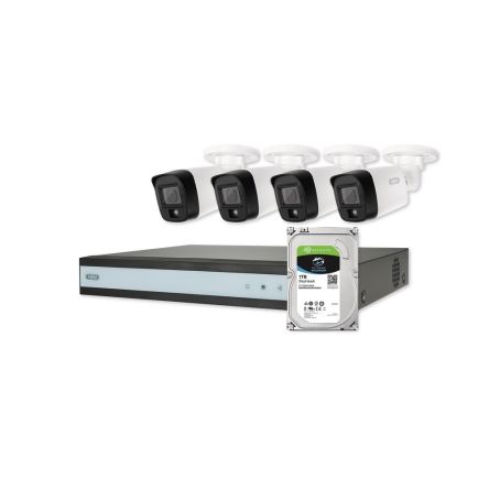 ABUS Security-Center ABUS Analogue Indoor, Outdoor IR Mains Powered CCTV Camera, 4 megapixels Resolution