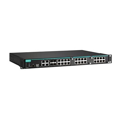 MOXA IKS-6728A-4GTXSFP-24-24-T, Managed 28 Port Ethernet Switch With PoE RJ-45