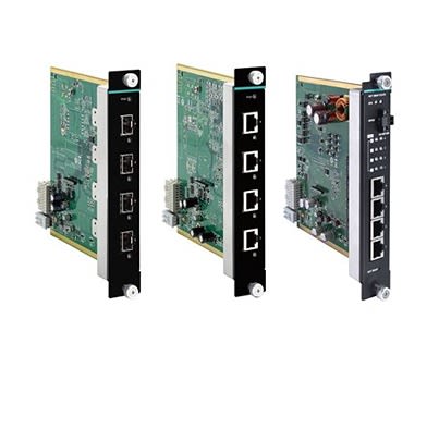 MOXA IM-G7000A-4GSFP, Network Switch 4 Port Ethernet Switch With PoE
