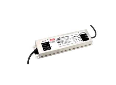 MEAN WELL LED Driver, 120V Output, 240W Output, 2.1A Output, Constant Current Dimmable