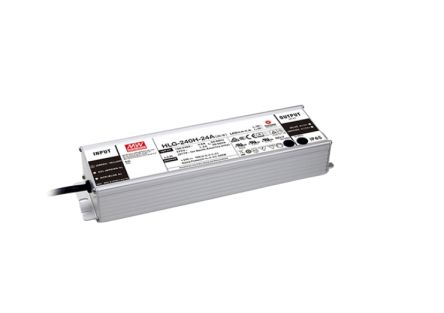 MEAN WELL LED Driver, 20V Output, 240W Output, 12A Output, Constant Current / Constant Voltage Dimmable