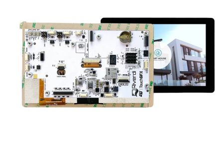 Riverdi RVT70HSSNWC00V1.0A TFT LCD Colour Display / Touch Screen, 7in, 1024 x 600pixels