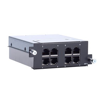 MOXA RM-G4000-8GPoE, Network Switch 8 Port Ethernet Switch With PoE RJ-45