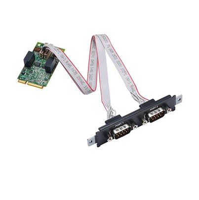 MOXA 2 Port Mini PCI RS232 Serial Card, CP-102NSeries