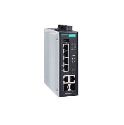 MOXA EDS-P506E-4PoE-2GTXSFP-T, Managed 6 Port Ethernet Switch With PoE RJ-45