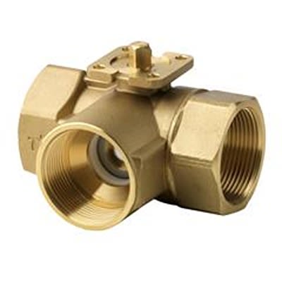 Siemens Brass Ball Valve, Ball Valve, Threaded, Rp Rp 2in, 16bar Operating Pressure