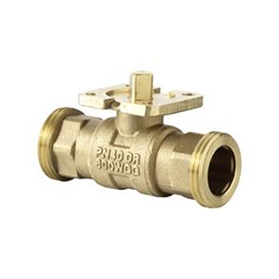 Siemens Brass Ball Valve, Ball Valve, Threaded, G G 1 1/4 Bin, 16bar Operating Pressure