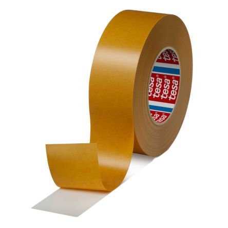 Tesa 64620-00000-00 White Double Sided Tape, 0.185mm Thick, PP Backing