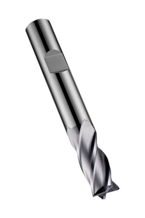 Dormer End Mill, 8mm Cutter, Solid Carbide, 8 mm Shank, 19mm Cut Length