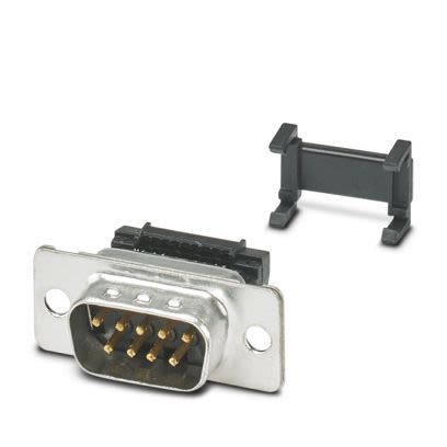 Phoenix Contact Male Plug In D-sub Connector Contact, Gold Plated Pin