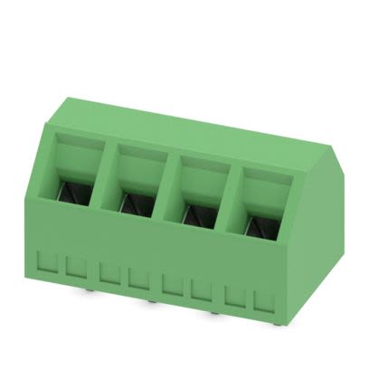 Phoenix Contact PCB Terminal Block, 4-Contact, 5mm Pitch, Wave Soldering, 1-Row, Plug In, Screw Termination