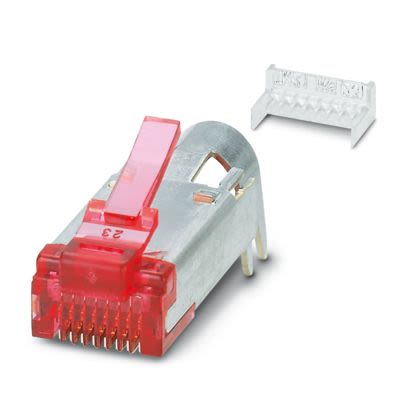 Phoenix Contact Male RJ45 Connector, Through Hole, Cat6 Straight 8 -Way