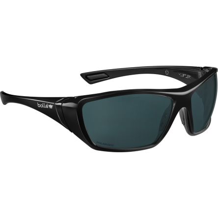 Bolle Safety HUSTLN Anti-Mist UV Safety Spectacles, Smoke Polycarbonate Lens