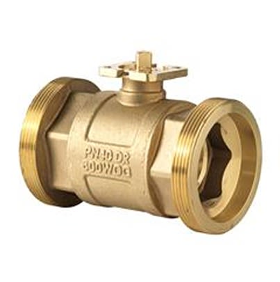 Siemens Brass Ball Valve, Ball Valve, Threaded, BSPP G 2" Bin, 16bar Operating Pressure