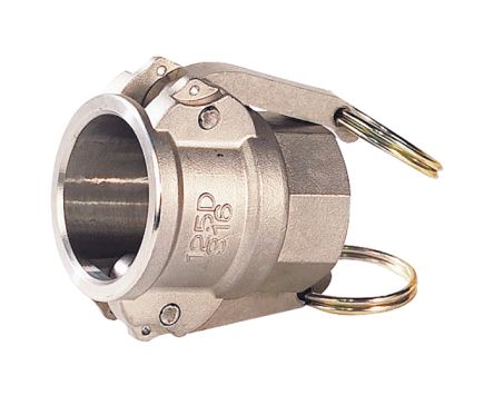 Sferaco Hose Coupling, Straight Hose Coupling, BSP 1in 1in ID, 18 bar