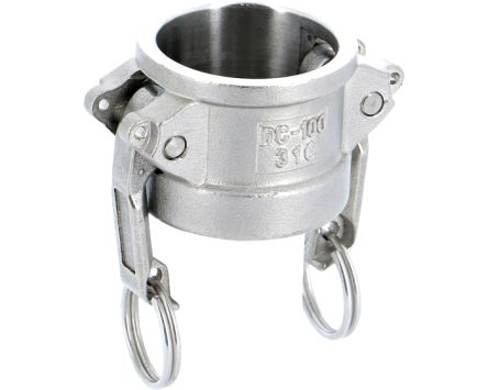 Sferaco Hose Connector, Straight Hose Coupling, BSP 1in 1in ID, 18 bar