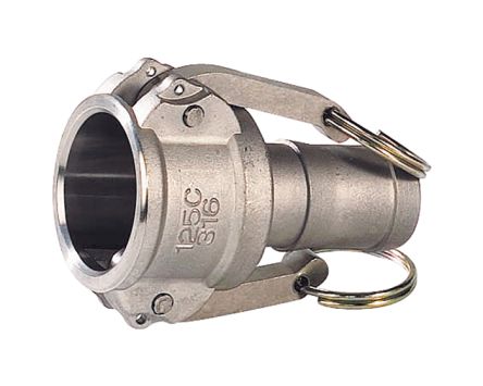 Sferaco Hose Coupling, Straight Hose Coupling, BSP 1in 1in ID, 18 bar