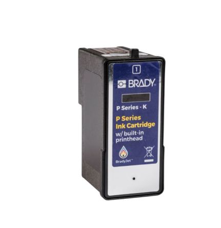 Brady K True White Black Print Label Roll, 40.64mm Width, 71.12mm Height