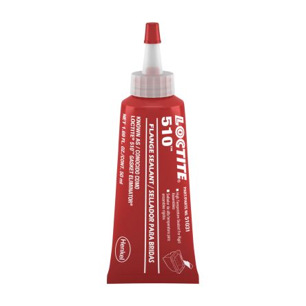Loctite Pink 510 Medium Strength, Retaining Compound Dimethacrylate Ester Paste Tube 50 ml, -55 → 204 °C