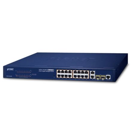 Planet FGSW-1816HPS, Managed Switch 16 Port Network Switch With PoE RJ-45