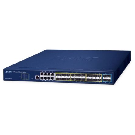 Planet GS-6311-16S8C4XR, Managed Switch 16 Port Network Switch RJ-45