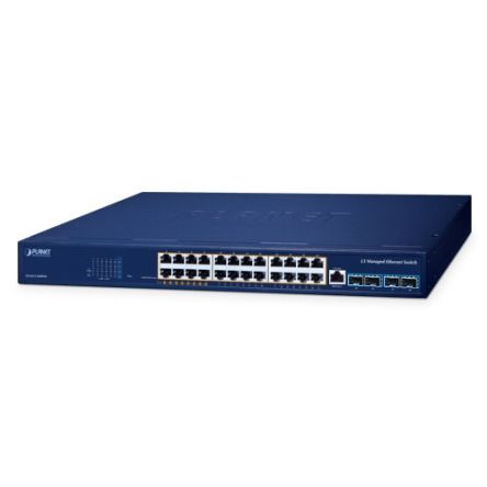 Planet GS-6311-24HP4X, Managed Switch 8 Port Network Switch With PoE RJ-45