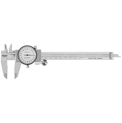Vogel 150mm Dial Caliper Caliper 0.02 mm Resolution, Metric