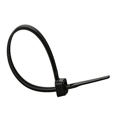 RS PRO Cable Ties, 300mm x 4.5 mm, Black Nylon, Pk-1000