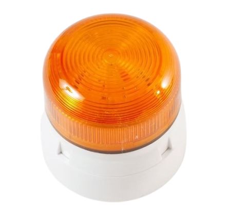 Klaxon QBS Series Amber Beacon, 10-30V, IP67, ULP
