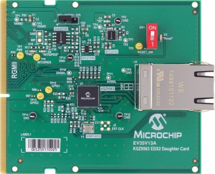 Microchip KSZ Ethernet Evaluation Kit for KSZ9563 25MHz EV35V13A