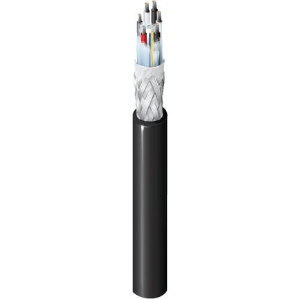 Belden Unterminated to Unterminated Single Mode Cable, 9.2μm, Black, 1200m